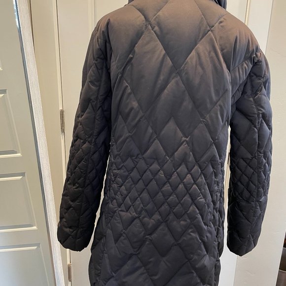 Eddie Bauer Long Black Goose Down Parka for Ultimate Winter Comfort. XL - Picture 2 of 7